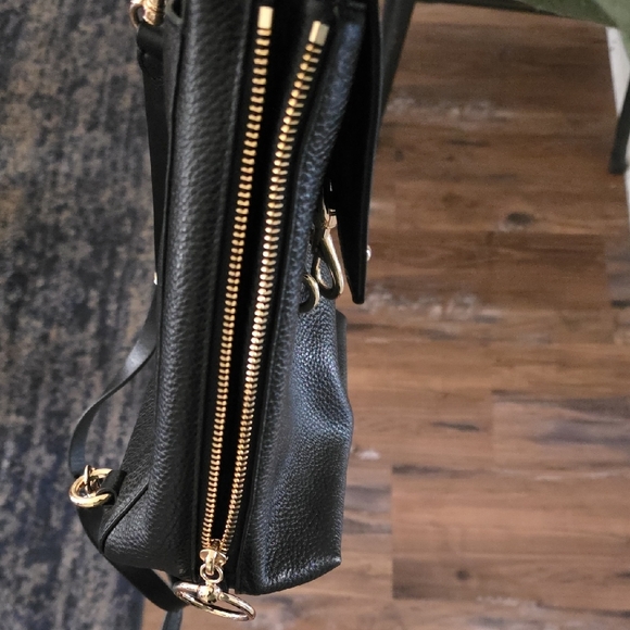 NWOT Rebecca Minkoff Jody Convertible Black Leather Backpack - Picture 10 of 13